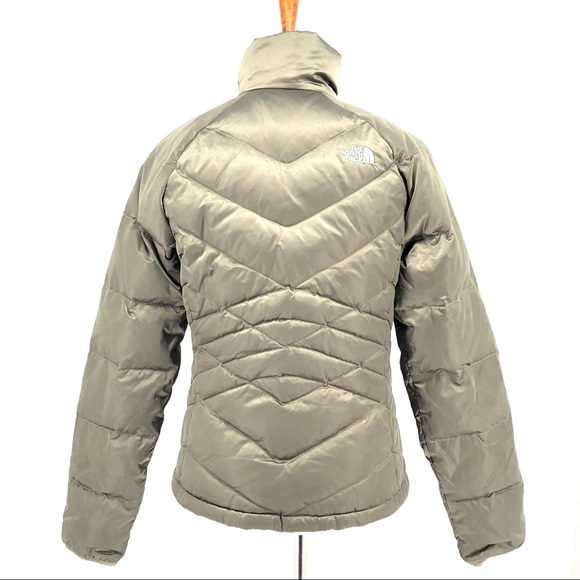 The North Face Green Zip Front Puffer Style Jacket - Picture 4 of 8